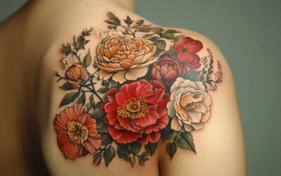 Les plus beaux exemples de Tatouage Fleur Epaule Design | Plante Paradise pour s’inspirer en 2024
